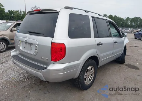 2005 Honda Pilot Ex from USA, damaged, VIN 5FNYF18445B055378
